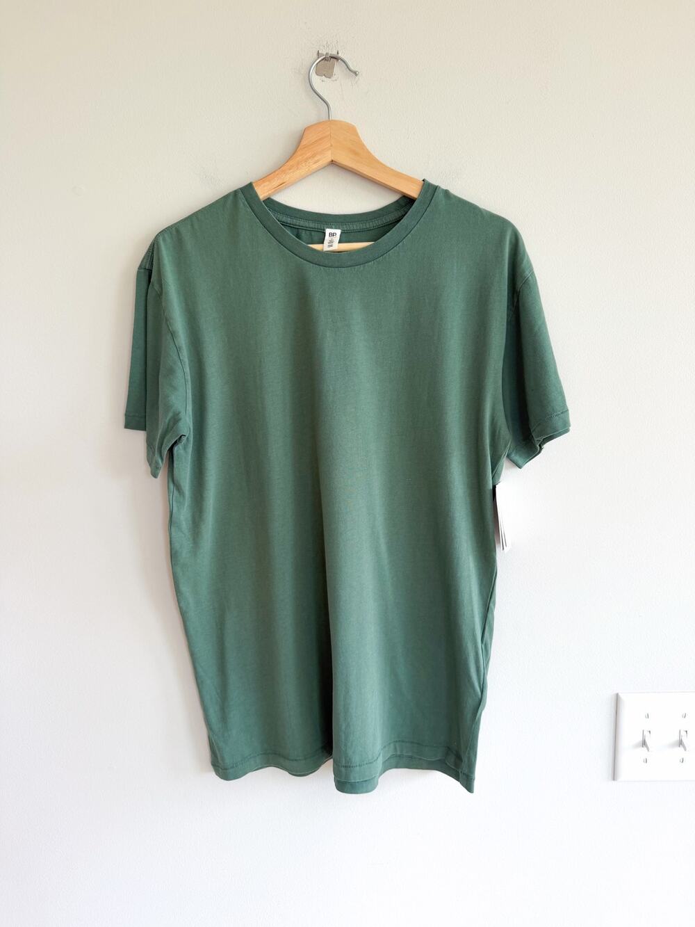 BP. Crew Neck Pullover Cotton Short Sleeve T-Shirt Green S NWT
